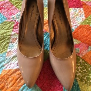 BCBG nude pumps
